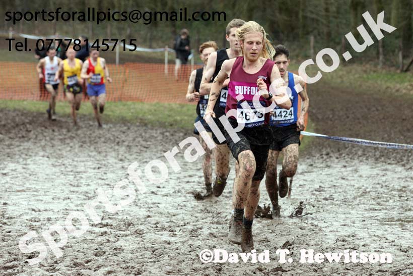 Senior mens 2018 British Inter Counties Cross Country Champs., Prestwold Hall, Loughborough. Photo: David T. Hewitson/Sports for All Pics